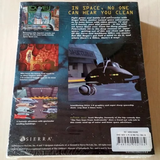 Space Quest 6: Roger Wilco in the Spinal Frontier (PC Big Box - Sealed) - Image 3