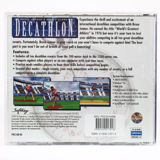 Bruce Jenner's World Class Decathlon (PC Jewelcase - Komputer for alle) - Image 2