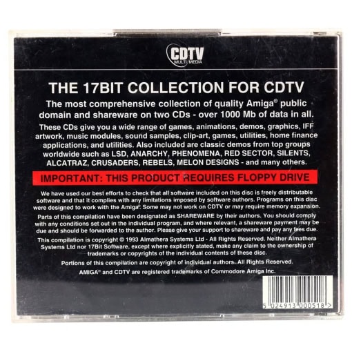 17 Bit Collection for Amiga CDTV - Image 2