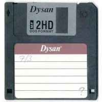 1.44MB Diskette (Brugt og formateret)