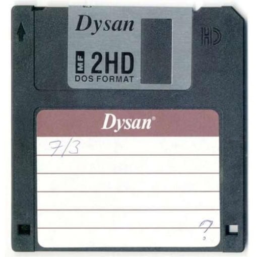 1.44MB Diskette (Brugt og formateret)