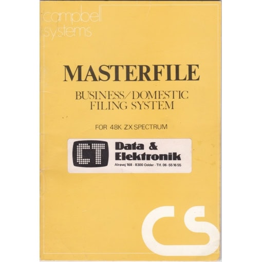 Masterfile + manual (ZX Spectrum) - Image 2
