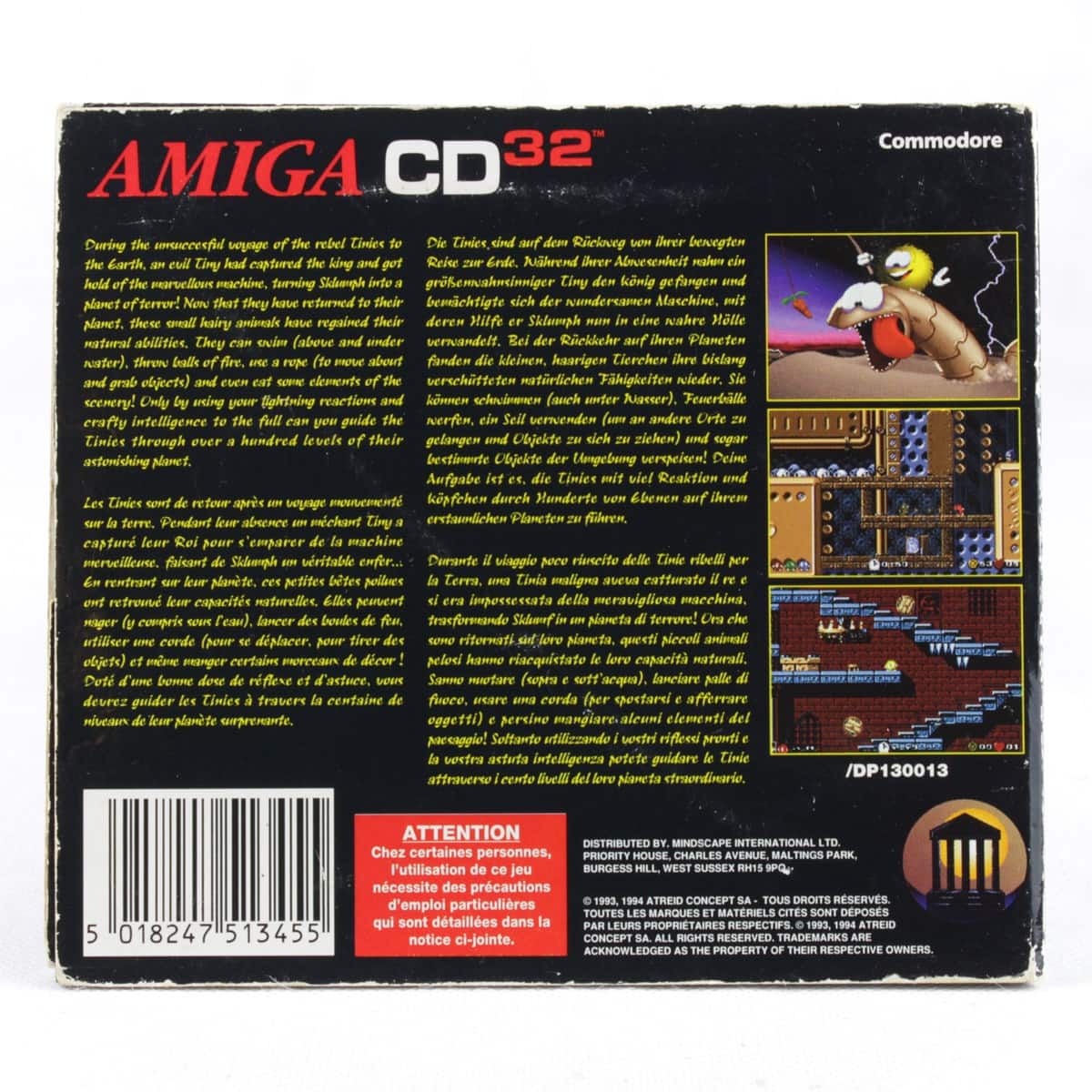 Fury Of The Furries (Amiga CD32) WTS Retro