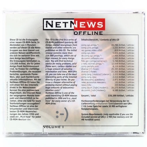 NetNews Offline - Volume 1 (Amiga CD) - Image 2