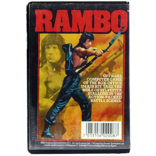 Rambo: First Blood Part II (C64 Cassette) - Image 2