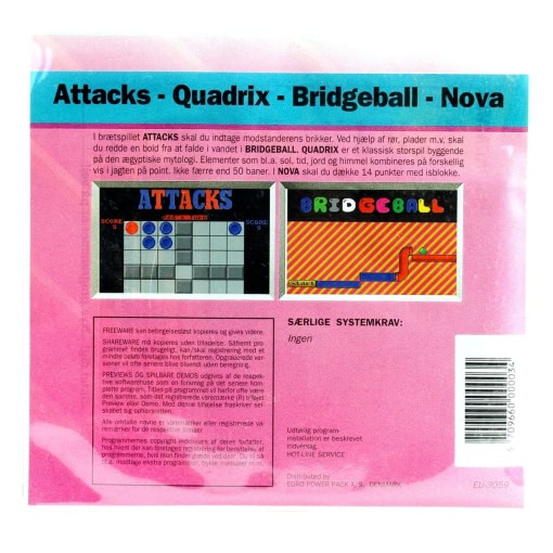 Attacks - Quadrix - Bridgeball - Nova (Amiga, Euro Power Pack) - Image 2