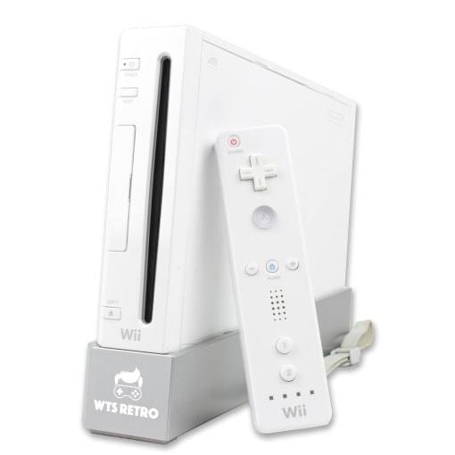 Nintendo Wii Konsol (Hvid) med Wiimote og Nunchuck Controller