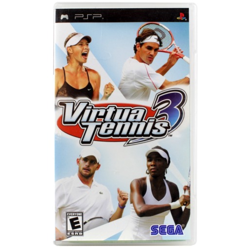 Virtua Tennis 3 (Sony PSP - US Cover)