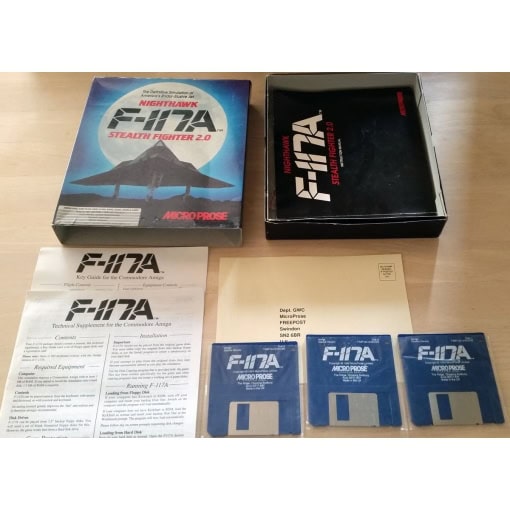 F-117A Nighthawk Stealth Fighter 2.0 (Amiga, Big Box) - Image 3