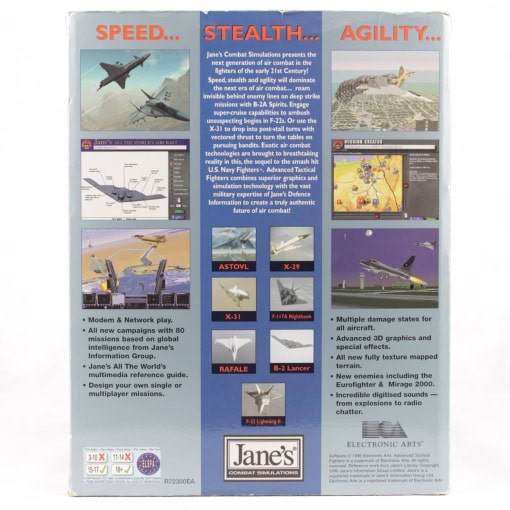 Jane's Combat Simulations: ATF - Advanced Tactical Fighters (PC Big Box) - Image 2