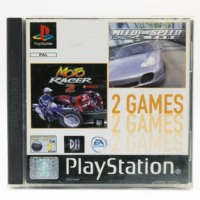 2 Games: Need for Speed: Porsche 2000 / Moto Racer 2 (PS1)