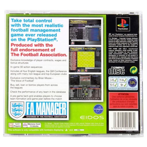F.A. Manager (PS1) - Image 2