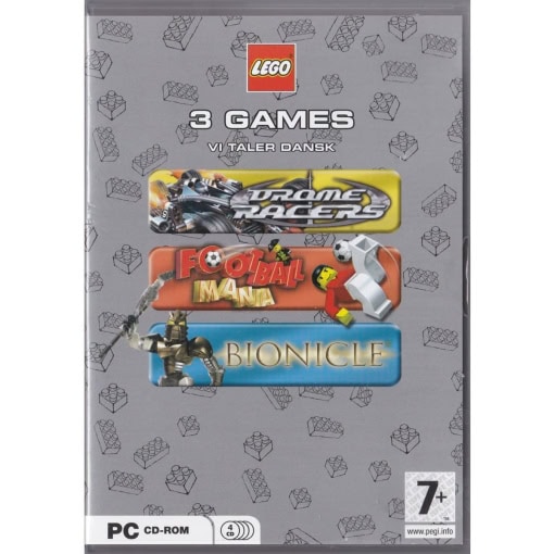 LEGO: 3 Games (Drome Racers, Football Mania, Bionicle) (PC)