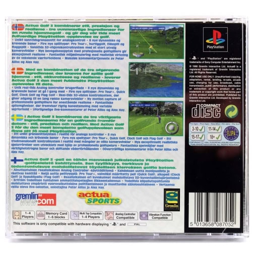 Actua Golf 3 (PS1) - Image 2