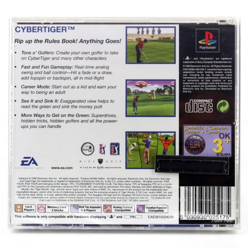 CyberTiger (PS1) - Billede 2