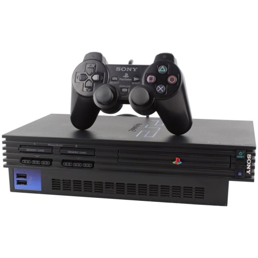 Playstation 2 konsol (FAT) med Controller og alle kabler - Image 2