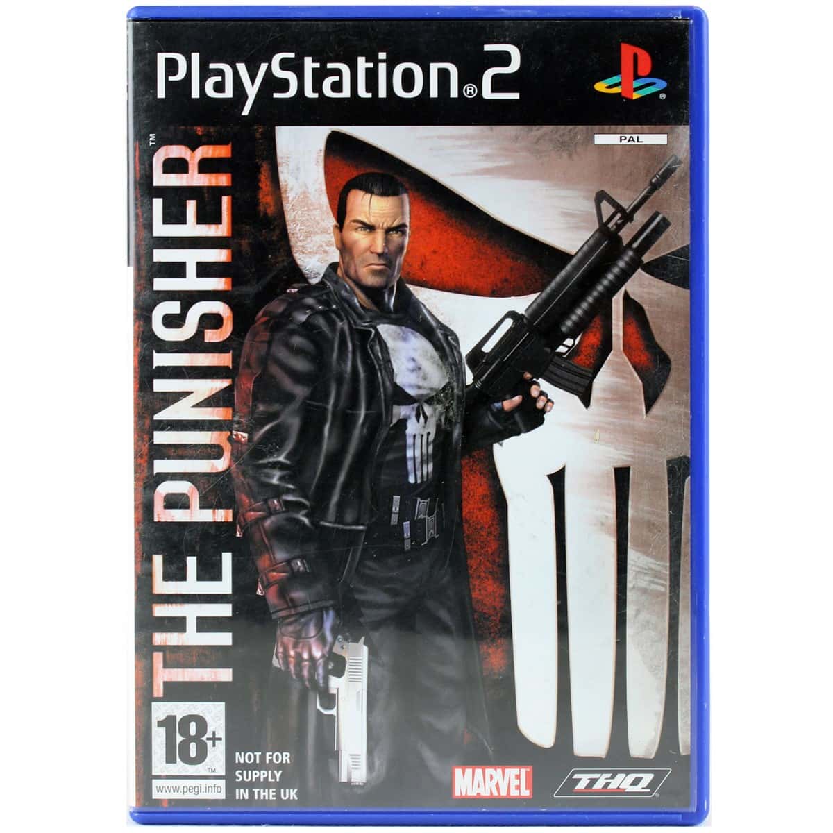 PS2 Replacement Case – The Punisher Box Art Insert (No Game) – English, US Version