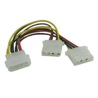 4-pin 5.25" strøm splitter kabel (2 enheder)