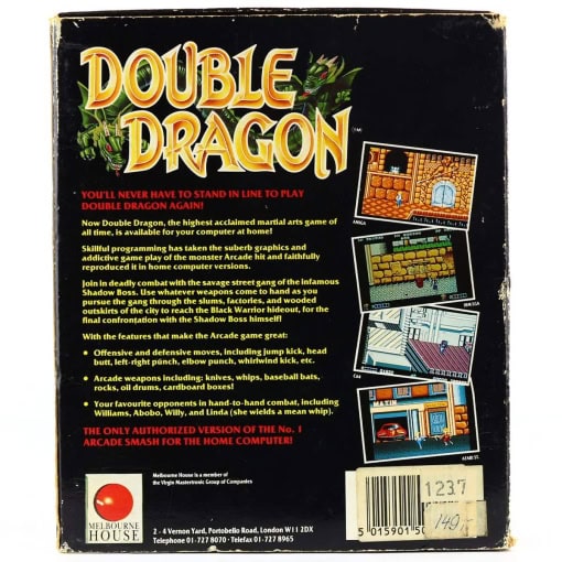 Double Dragon (C64 Cassette) - Image 2