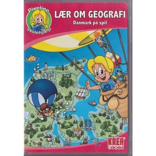 Pixeline: Lær om geografi - Danmark på spil (PC og Mac)