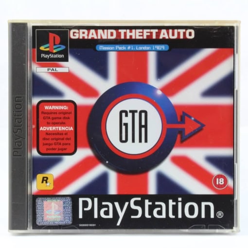 Grand Theft Auto: Mission Pack #1 - London 1969 (PS1)