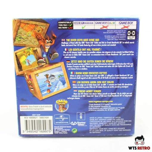 Crash Bandicoot 2: N-Tranced (Game Boy Advance - Boxed)