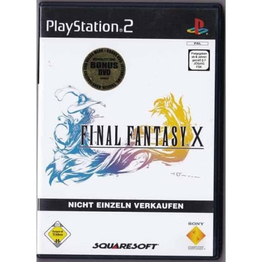 Final Fantasy X (PS2 - Tysk) m. Bonus DVD