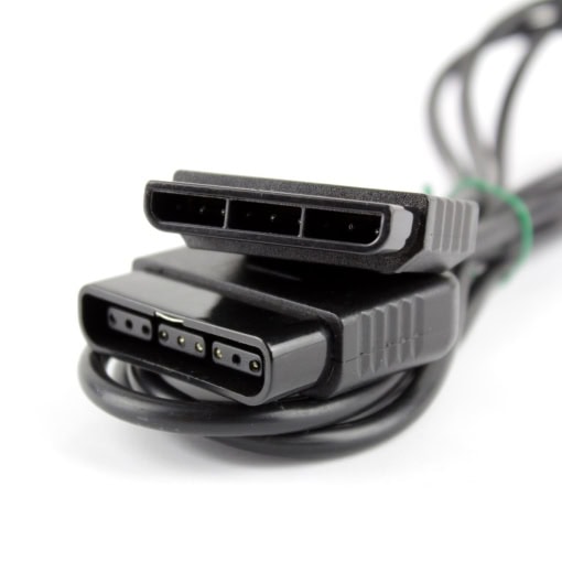 Forlængerkabel til PS1/PS2 Controller (Sort) - Image 2