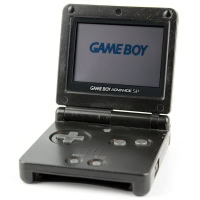 Game Boy Advance SP (Sort)