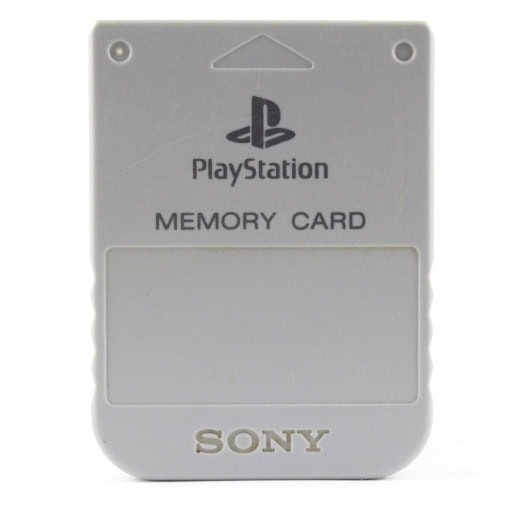 Sony 1MB Memory Card til Playstation 1 - Grå