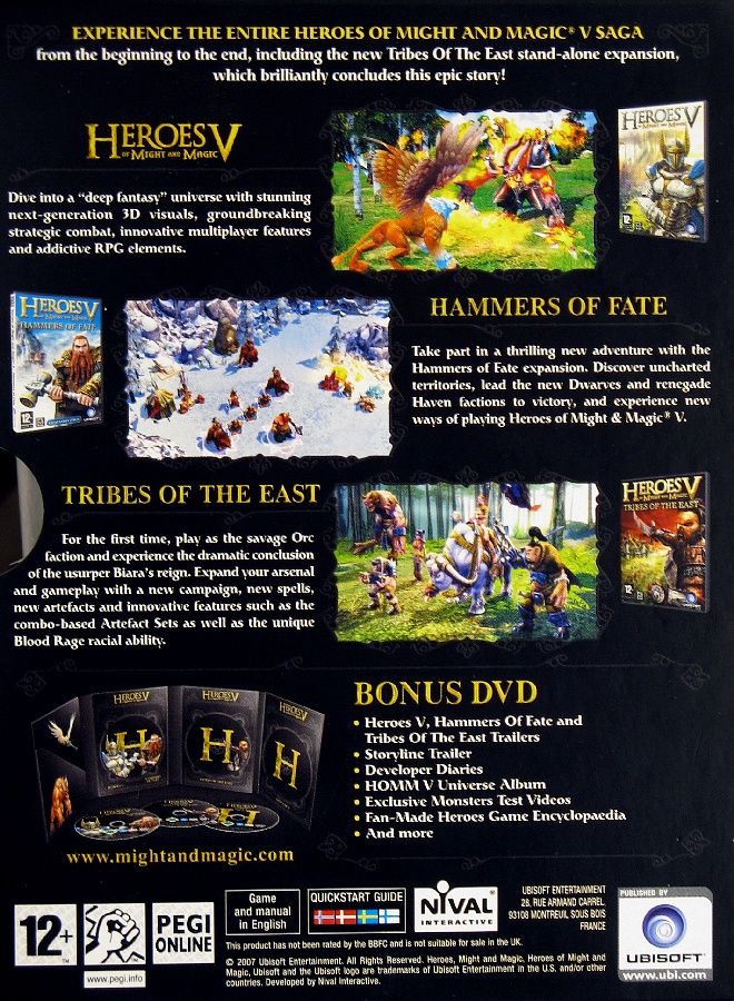 Heroes of Might and Magic V: Gold Edition (PC) - WTS Retro