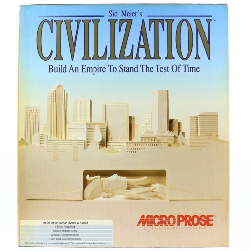 Sid Meier's Civilization (Amiga, Big Box)