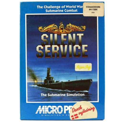 Silent Service (C64 Disk) inkl. dansk manual