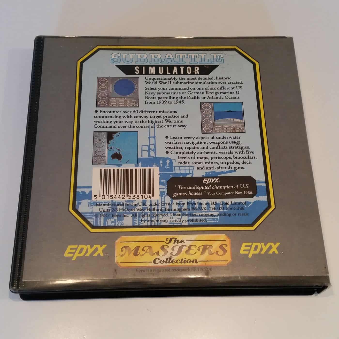 Sub Battle Simulator (Commodore 64 - Disk)