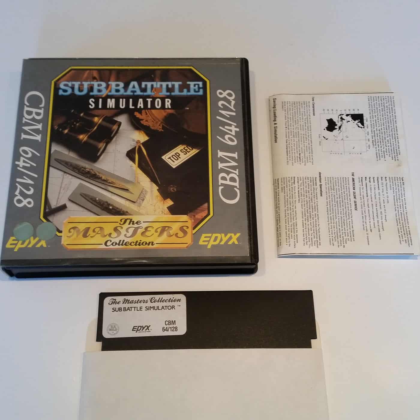 Sub Battle Simulator (Commodore 64 - Disk)