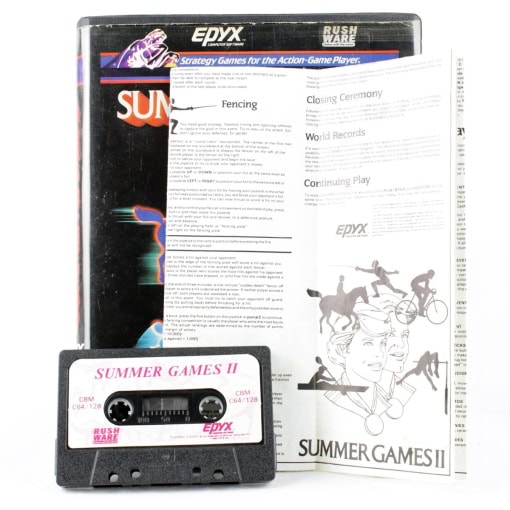 Summer Games II (C64 Cassette) - Image 3
