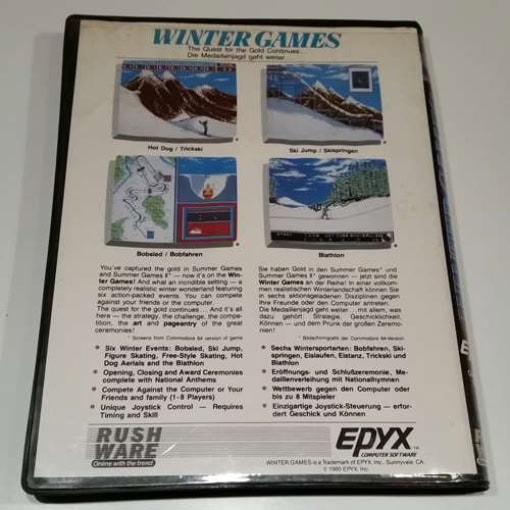 Winter Games (C64 Disk) - Image 2
