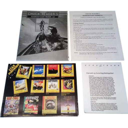 Chuck Yeager's Advanced Flight Simulator 2.0 - PC/Amiga manual - Image 2