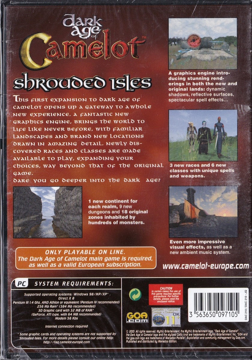 Dark Age of Camelot : Shrouded Isles - extension pour PC