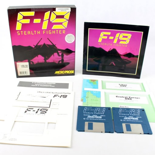 F-19 Stealth Fighter (Amiga, Big Box) - Image 3