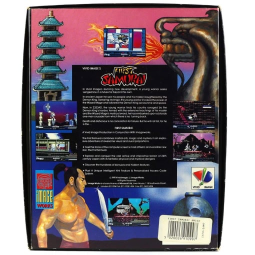 First Samurai (Amiga, Big Box) - Billede 2