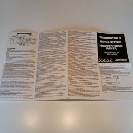 Terminator 2 - Image System - Modern Music Maker (C64 Cartridge manual) - Image 2