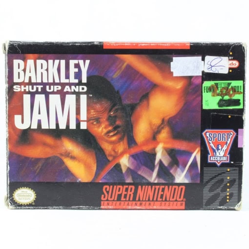 Barkley: Shut Up and Jam! (SNES - Boxed - USA)