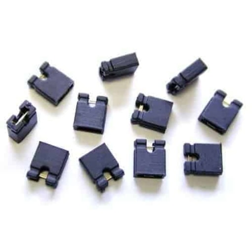 2.54mm Jumpers til PC og Amiga - 10 stk