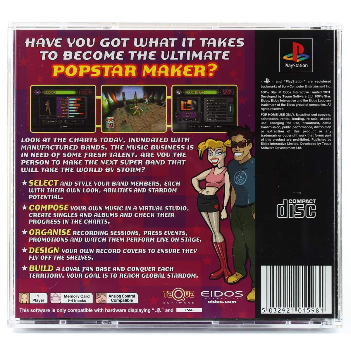 JEU PS1 PAL FR - 100% STAR - COMPLET - BON ÉTAT