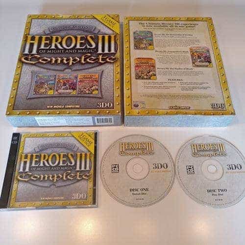 Heroes Of Might And Magic PC – Big Box – Bon état – Jeu Stratégie Rétro