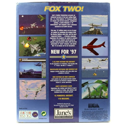 Jane's Combat Simulations: U.S. Navy Fighters '97 (PC Big Box) - Image 2