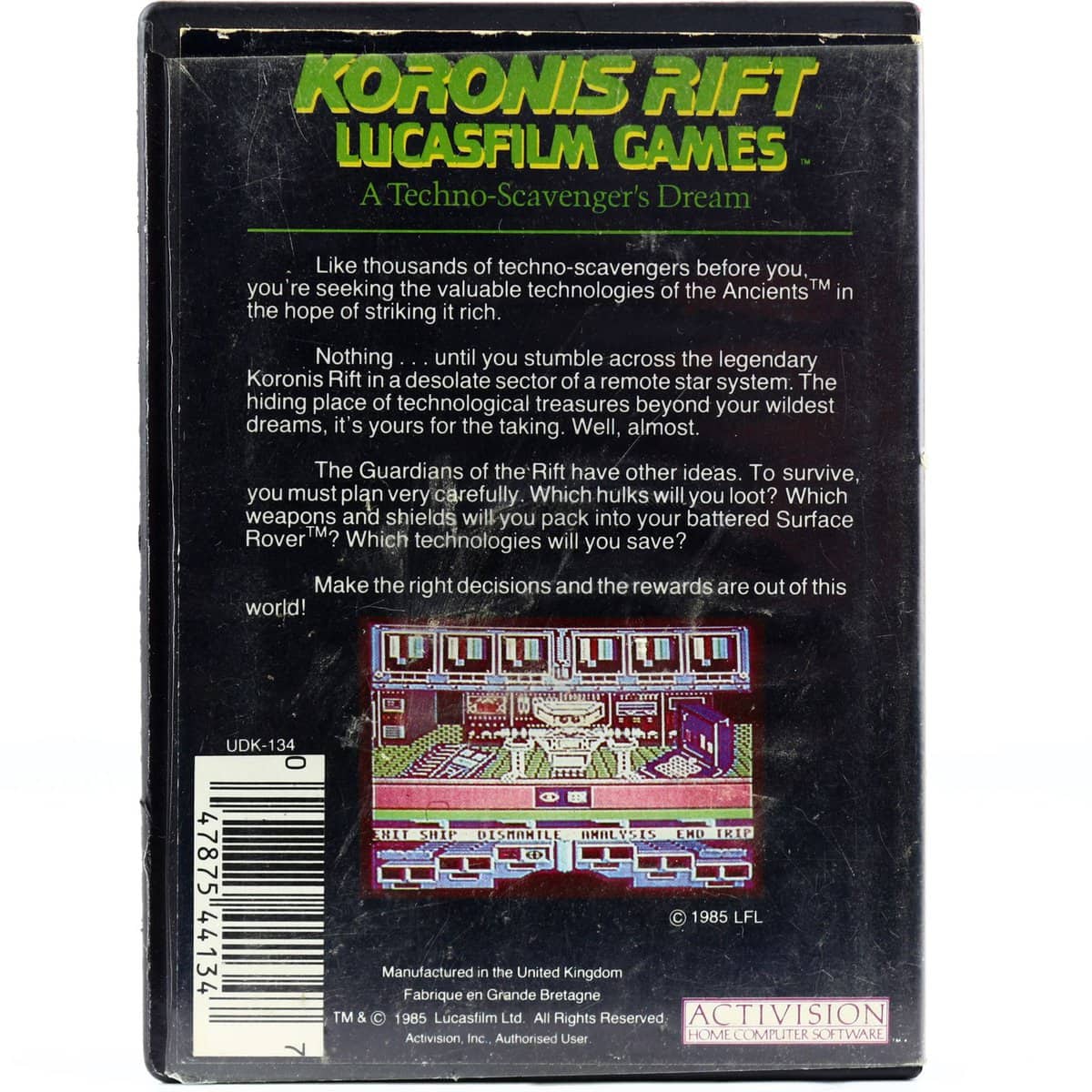 Koronis Rift (C64 Cassette) - WTS Retro - Køb spillet her