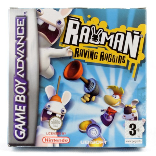 Rayman: Raving Rabbids (Game Boy Advance - Boxed)