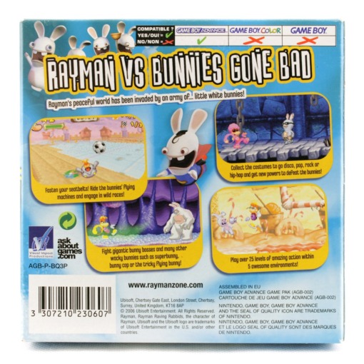 Rayman: Raving Rabbids (Game Boy Advance - Boxed) - Image 2